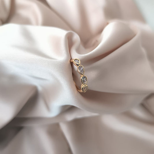 Anillo Gotas de Cristal