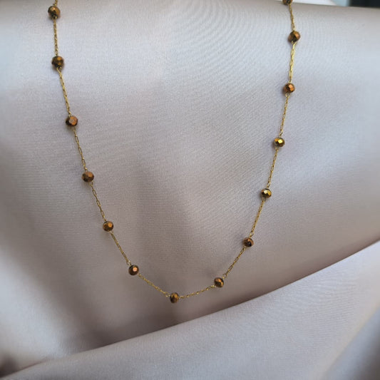 Collar Café Dorado
