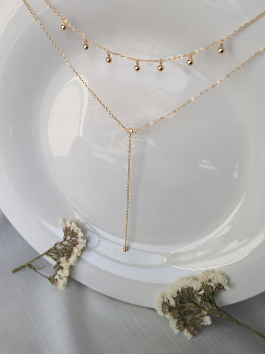 Collar Brillante caída