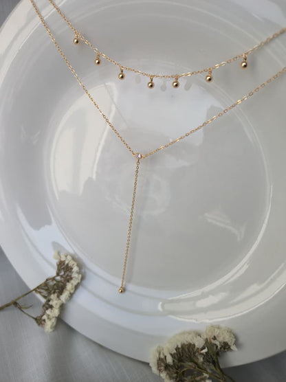 Collar Brillante caída