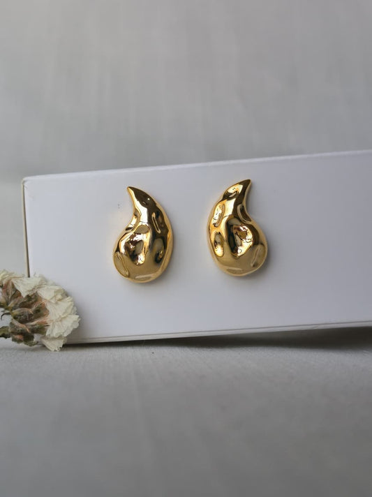 Aretes Gota dorada
