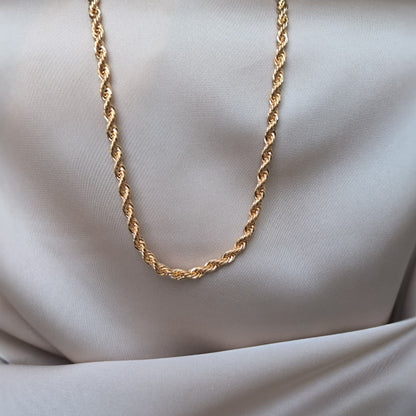 Collar Trenza Dorada