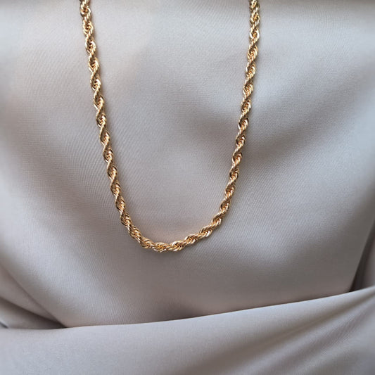 Collar Trenza Dorada