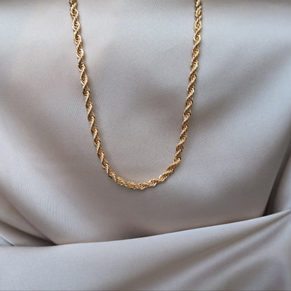 Collar Trenza Dorada
