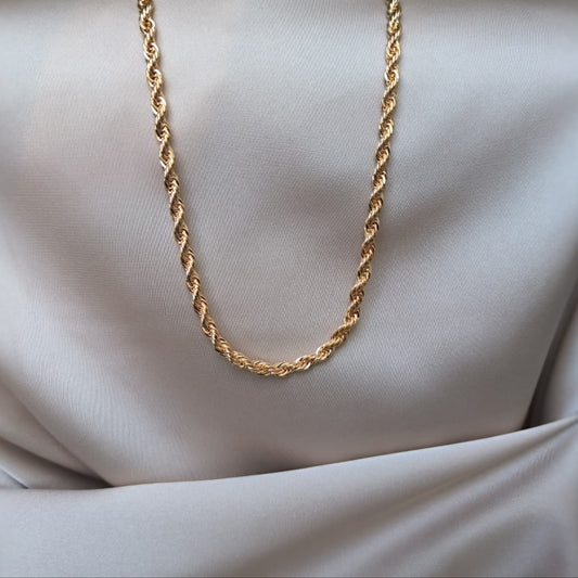 Collar Trenza Dorada
