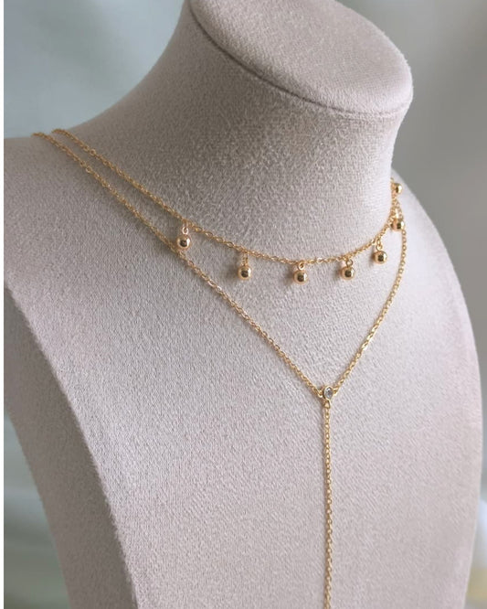 Collar Brillante caída